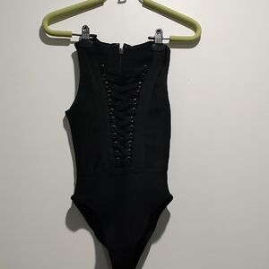 Stylish Black Bandage One Piece